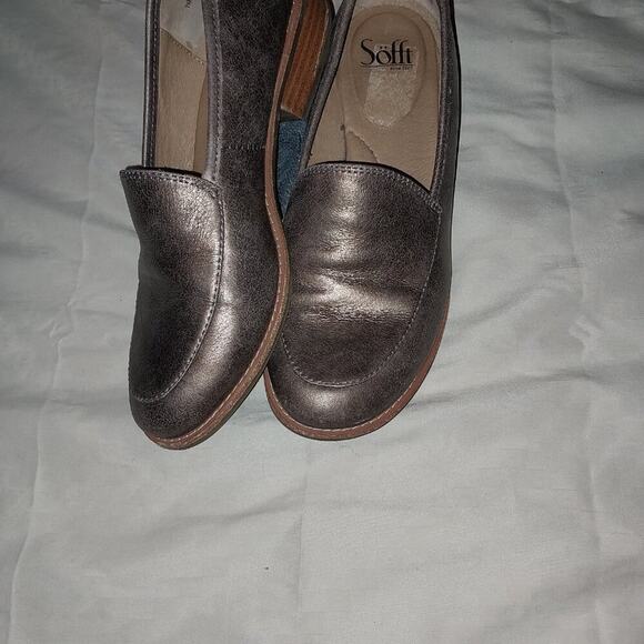 Ladies Bronze Soffit Leather Napoli Loafer size 7 1/2 - Picture 3 of 4